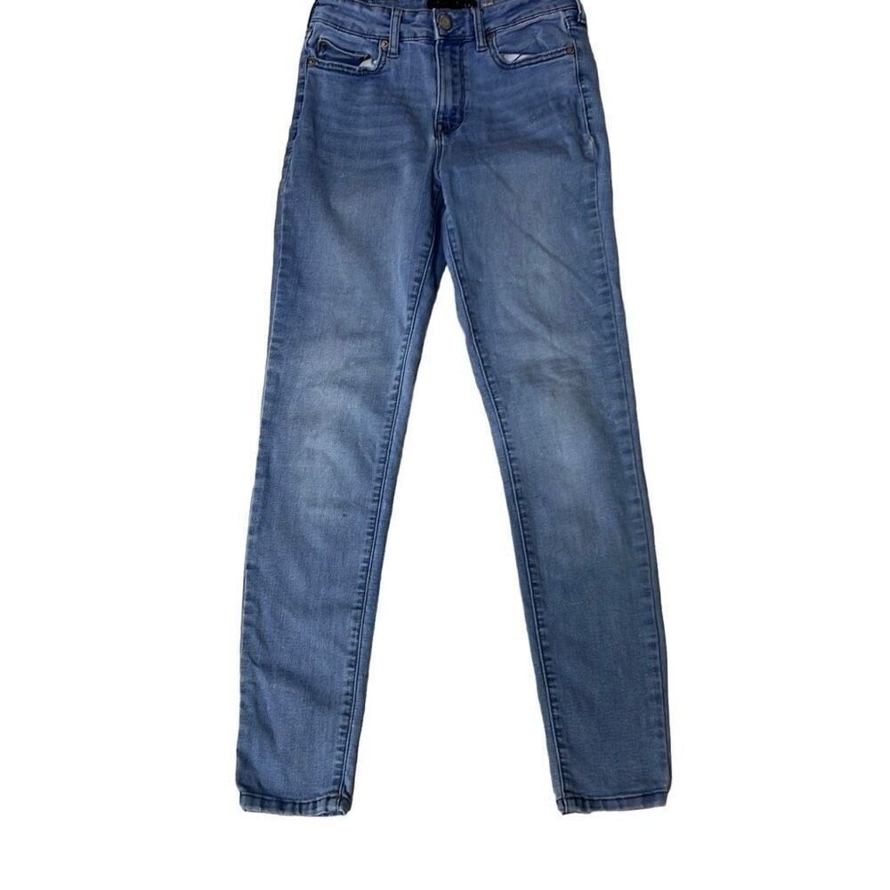 Aeropostale Women's Blue Denim Five Pocket Style High Waisted Jegging Size 2